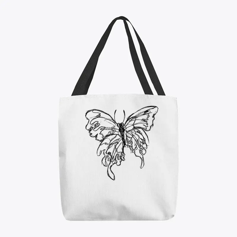 Crypt¡c  Butterfly Tote Bag